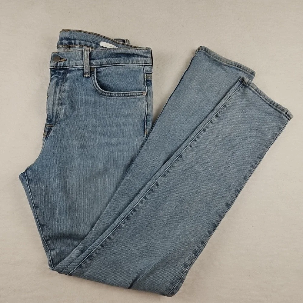 BLDWN Baldwin Light Wash Faded Streetwear Lucca Modern Skinny Leg Jeans Sz 32x34